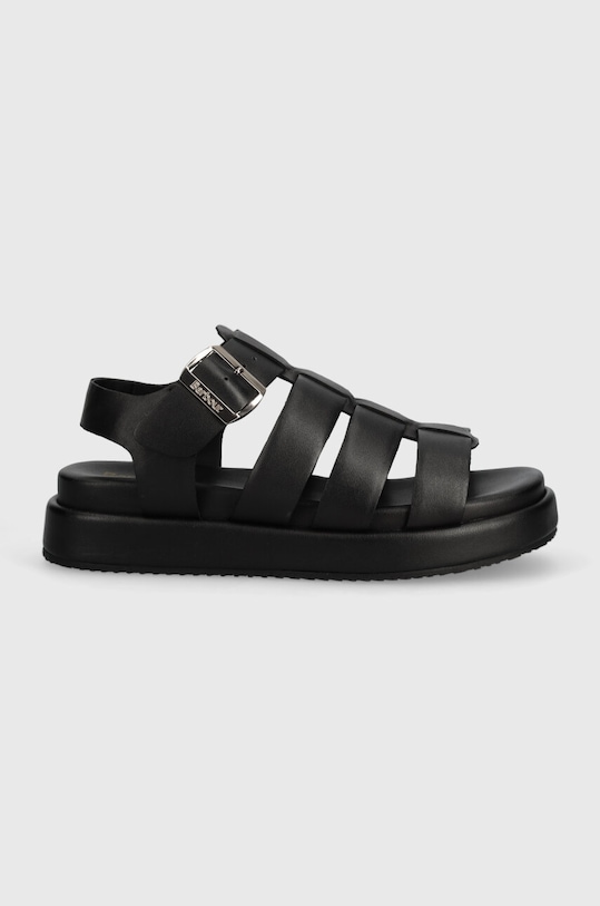 Kožené sandále Barbour Charlene LFO0685BK11 čierna SS24