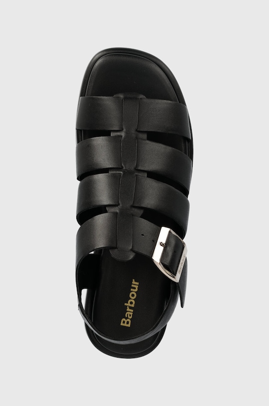 Kožené sandále Barbour Charlene čierna LFO0685BK11