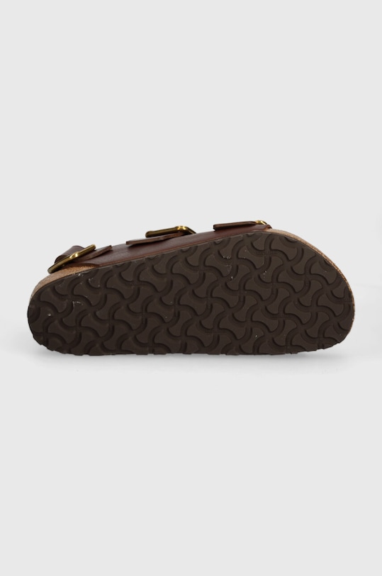Kožené sandále Birkenstock Milano Bold Gap 1023595 hnedá