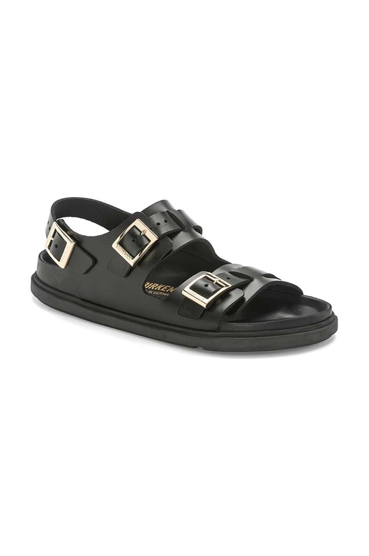 Birkenstock sandali in pelle Cannes 1023955 nero SS24