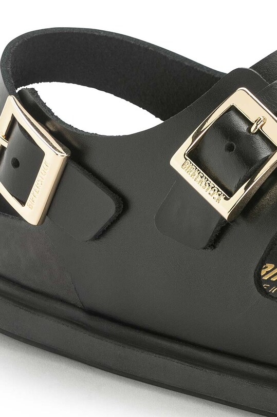 Scarpe Birkenstock sandali in pelle Cannes 1023955 nero