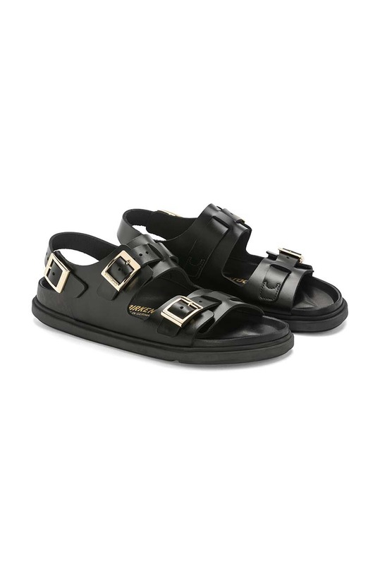 Birkenstock sandali in pelle Cannes nero 1023955