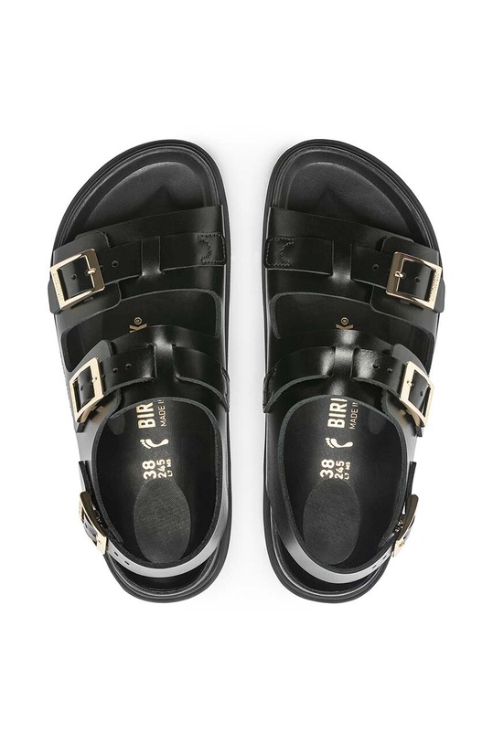 Birkenstock sandali in pelle Cannes 1023955 nero