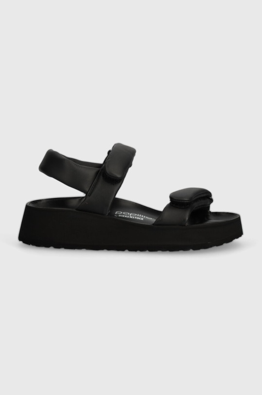 Birkenstock sandały skórzane Theda 1026877 czarny SS24