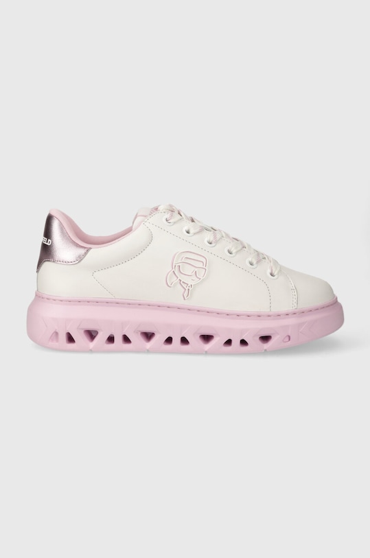 Karl Lagerfeld sneakersy skórzane KAPRI KITE Planet friendly biały KL64530N.01V