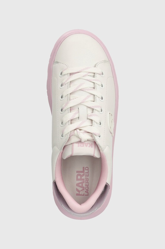 Karl Lagerfeld sneakersy skórzane KAPRI KITE biały KL64530N.01V