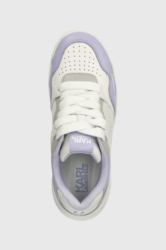 Karl Lagerfeld sneakersy skórzane KREW MAX KL biały KL63323.01V