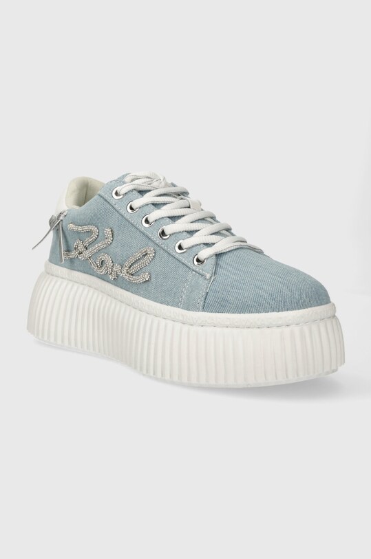 Karl Lagerfeld sneakersy KREEPER LO KL42372D.DLB niebieski SS24