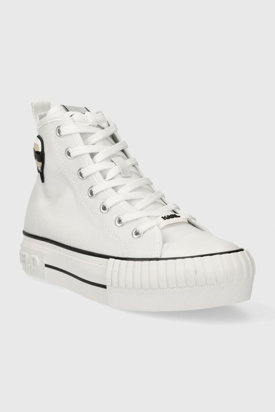 Karl Lagerfeld trampki KAMPUS MAX NFT KL60444.911 biały SS24