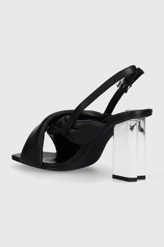 Încălțăminte Karl Lagerfeld sandale de piele KL TOWER KL33915.000 negru