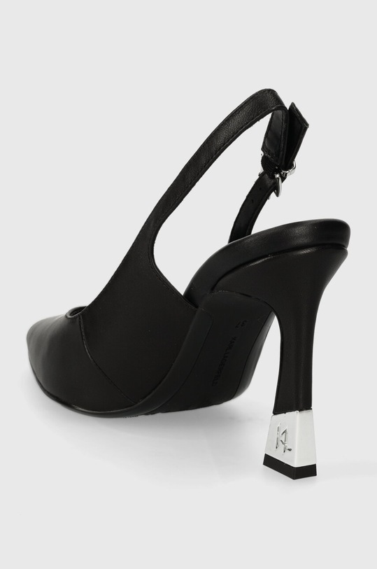 Obuv Kožené lodičky Karl Lagerfeld PREMIERE 90 KL33524.000 čierna
