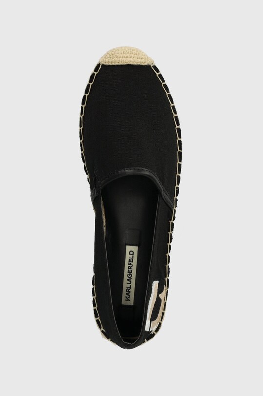 Espadrile Karl Lagerfeld KAMINI črna KL80111N.900