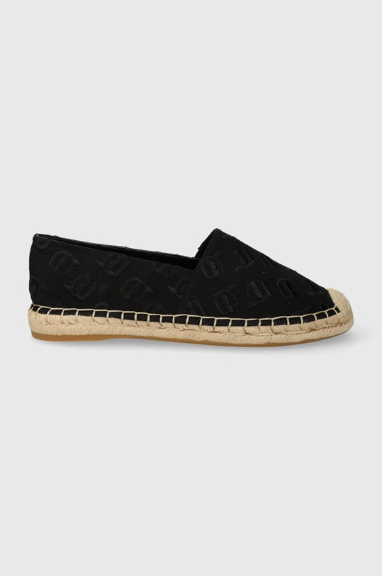 Karl Lagerfeld espadrile KAMINI NFT textil negru KL80124A.900