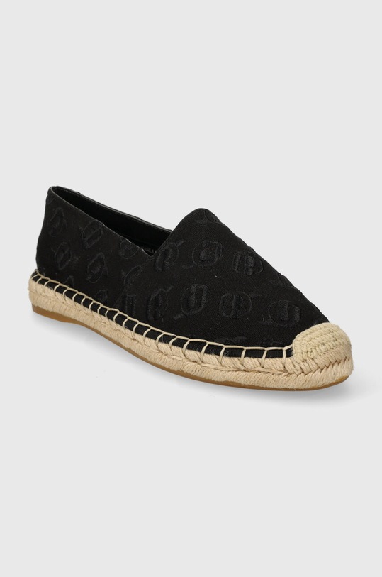 Karl Lagerfeld espadrile KAMINI NFT KL80124A.900 negru SS24