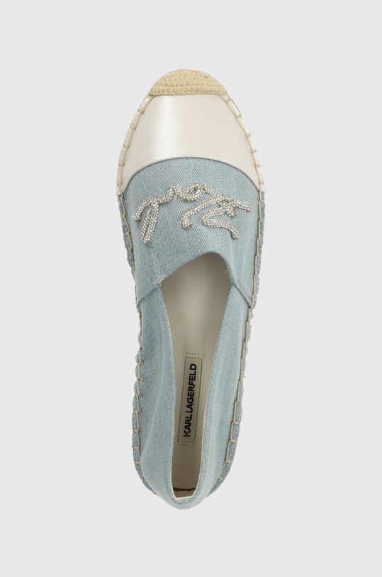 Karl Lagerfeld espadryle KAMINI DUO niebieski KL81110D.DLB