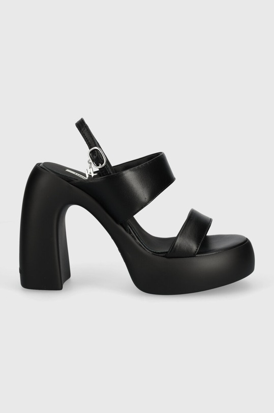 Karl Lagerfeld sandale de piele ASTRAGON HI KL33724.000 negru SS24
