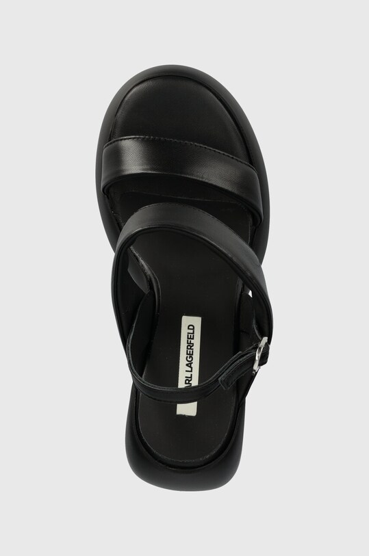 Karl Lagerfeld sandale de piele ASTRAGON HI negru KL33724.000