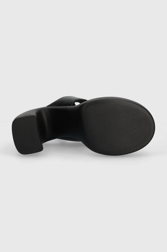 Karl Lagerfeld sandale de piele ASTRAGON HI KL33724.000 negru