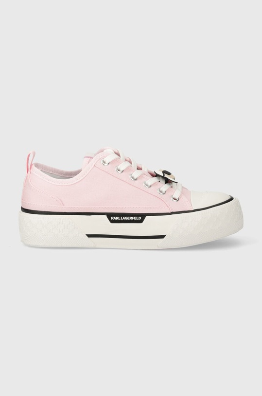 Karl Lagerfeld tenisówki KAMPUS MAX III KL60611.9VP różowy SS24