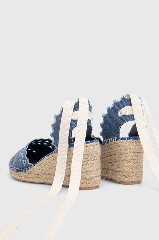 Karl Lagerfeld espadrile KAMINI MID albastru KL32206.DLB