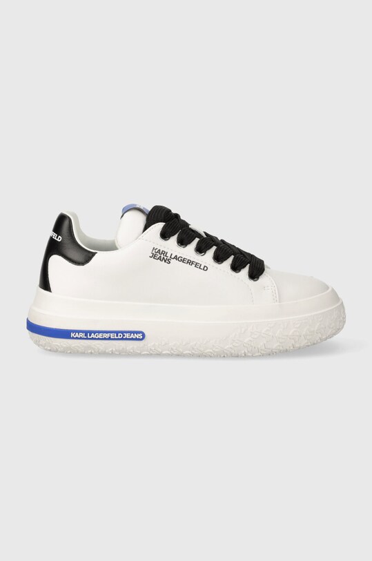 Karl Lagerfeld Jeans sneakersy skórzane KLJ KUP KLJ64820.011 biały SS24