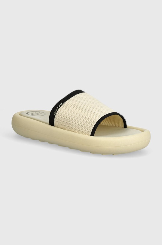 Παντόφλες Gant Stayla ίσια πλατφόρμα μπεζ 28508615.G906
