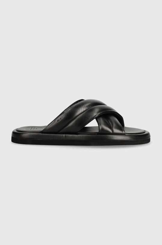 Kožené šľapky Gant Clareha 28561578.G00 čierna SS24