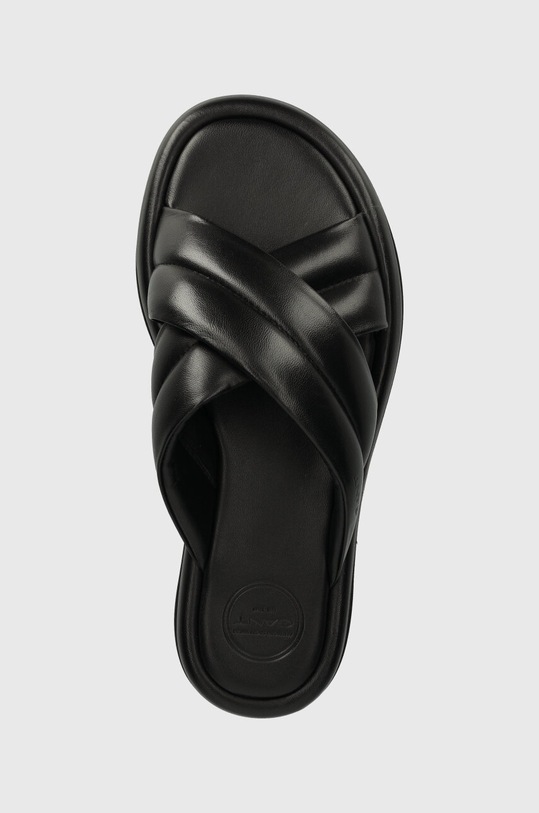 Kožené šľapky Gant Clareha čierna 28561578.G00