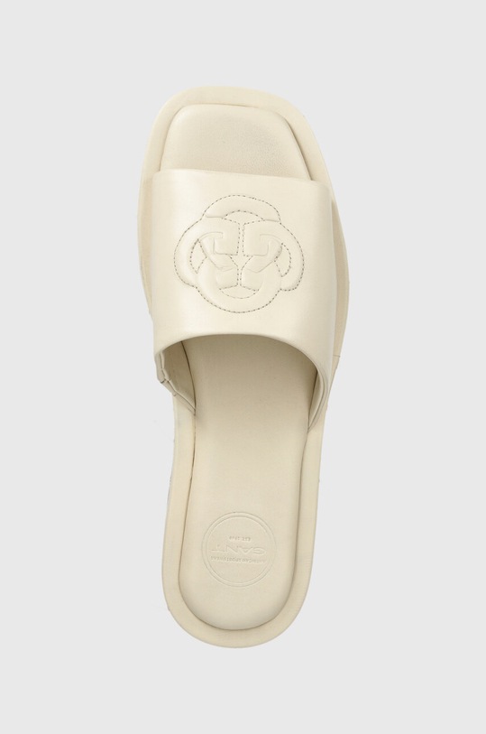 Gant klapki skórzane Khiara beżowy 28561583.G125