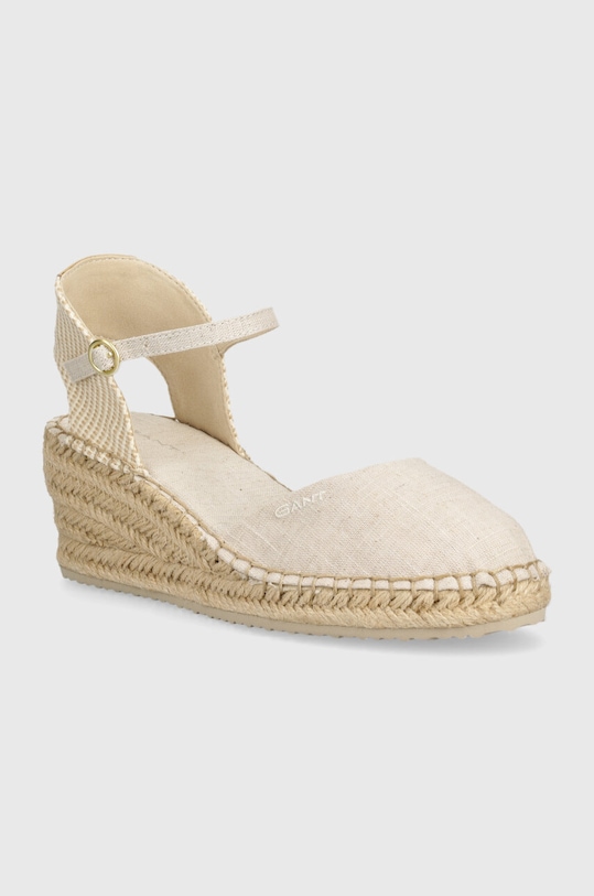 Espadrilky Gant Luliza klín béžová 28568614.G22