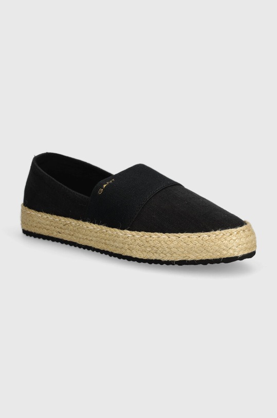 Espadrilky Gant Raffiaville textilní černá 28569606.G00