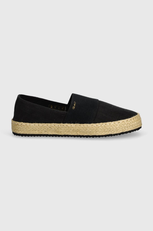 Espadrilky Gant Raffiaville 28569606.G00 černá SS24