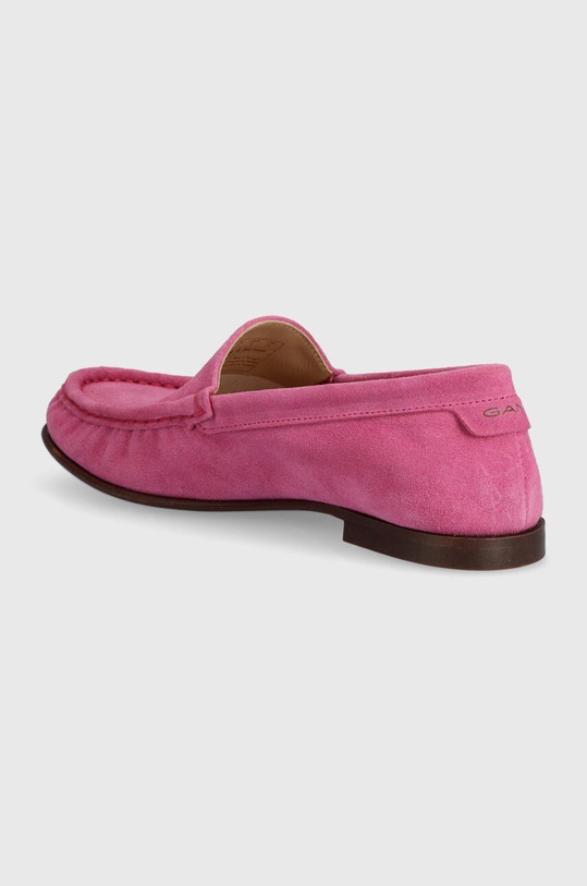 Încălțăminte Gant mocasini din piele intoarsa Kellie 28573566.G597 roz