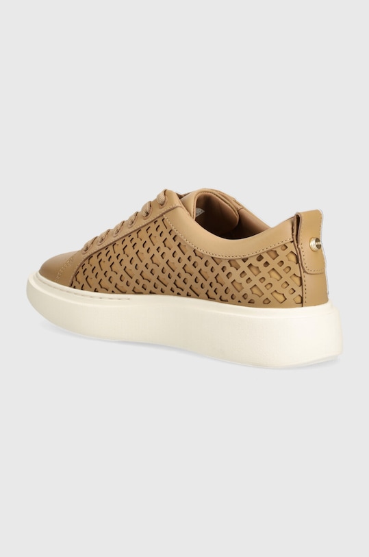 Boty Kožené tenisky BOSS Amber 50517206.260 béžová