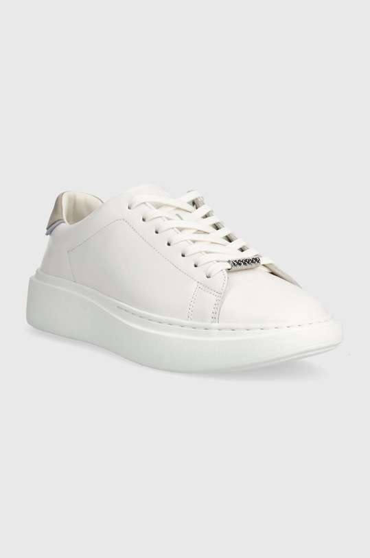 BOSS sneakersy skórzane Amber 50517207.120 biały SS24
