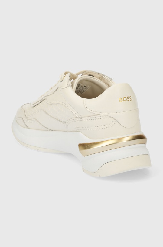 Obuwie BOSS sneakersy skórzane Skylar 50517233.118 beżowy
