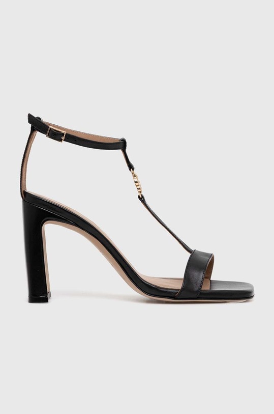 Кожаные сандалии BOSS Rose кирпичик чёрный 50516203.001