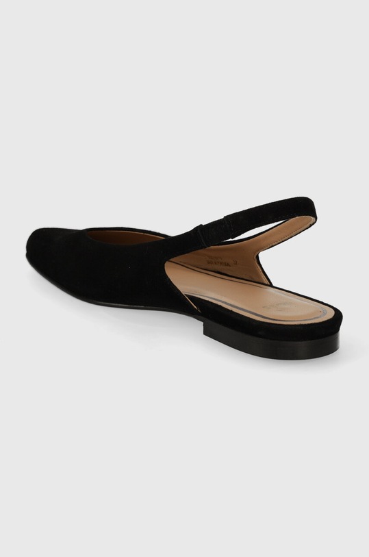 Obuwie BOSS baleriny zamszowe Rose 50516215.001 czarny