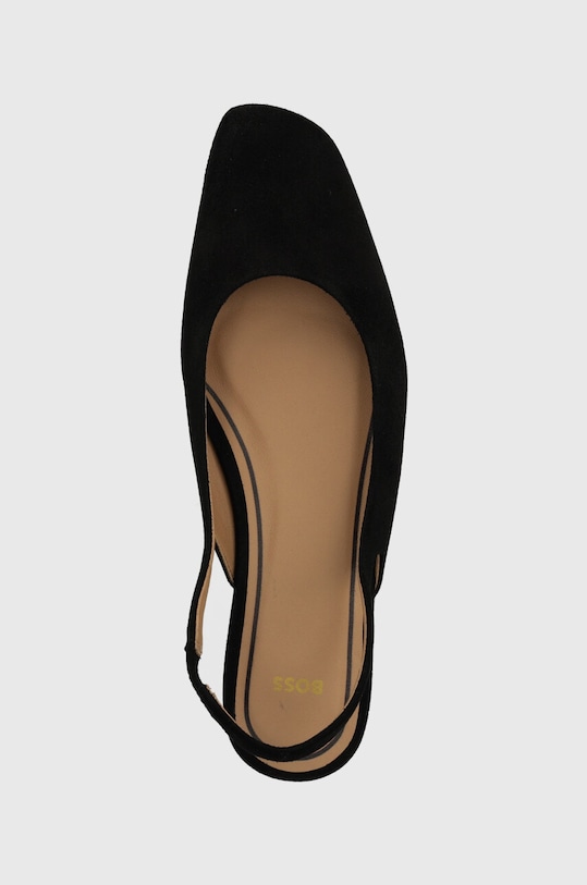 BOSS baleriny zamszowe Rose czarny 50516215.001