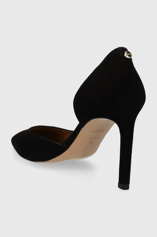 Obuv Semišové lodičky BOSS Janet 50516217.001 čierna