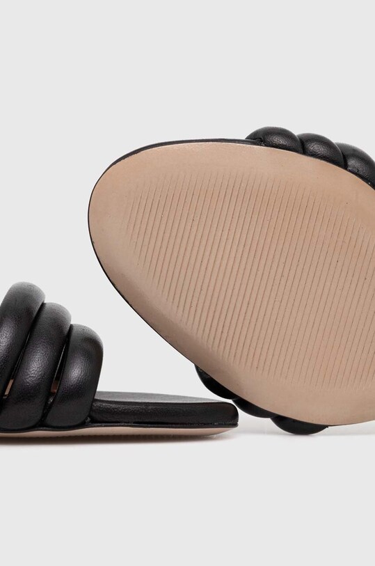BOSS sandale de piele Janet negru 50516304.001