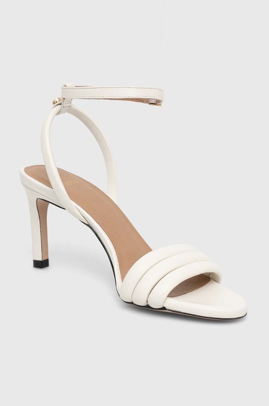 BOSS sandale de piele Janet 50516304.118 alb SS24