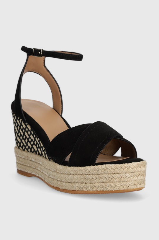 BOSS sandale din piele intoarsa Madeira 50516698.001 negru SS24