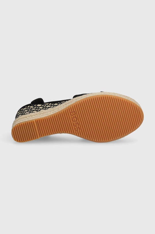 BOSS sandale din piele intoarsa Madeira 50516698.001 negru