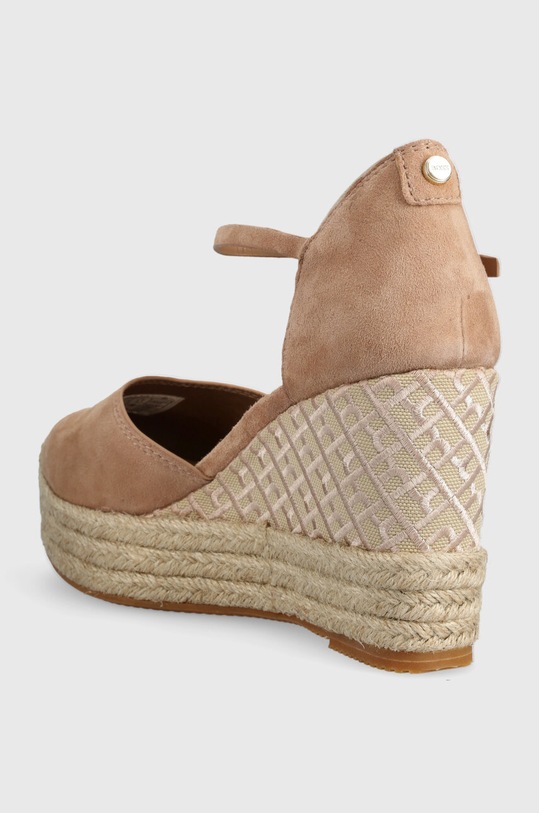 Cipők BOSS espadrilles velúrból Madeira 50516717.235 bézs