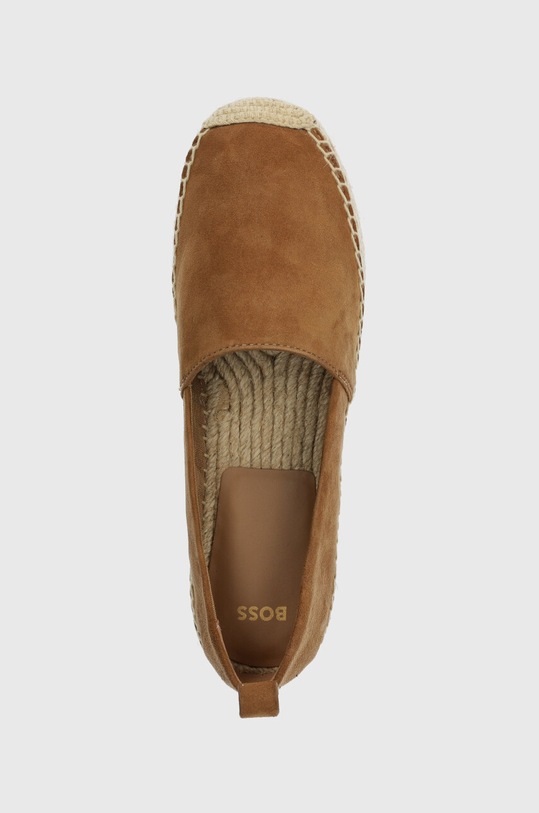 BOSS espadrilles velúrból Madeira bézs 50517280.236