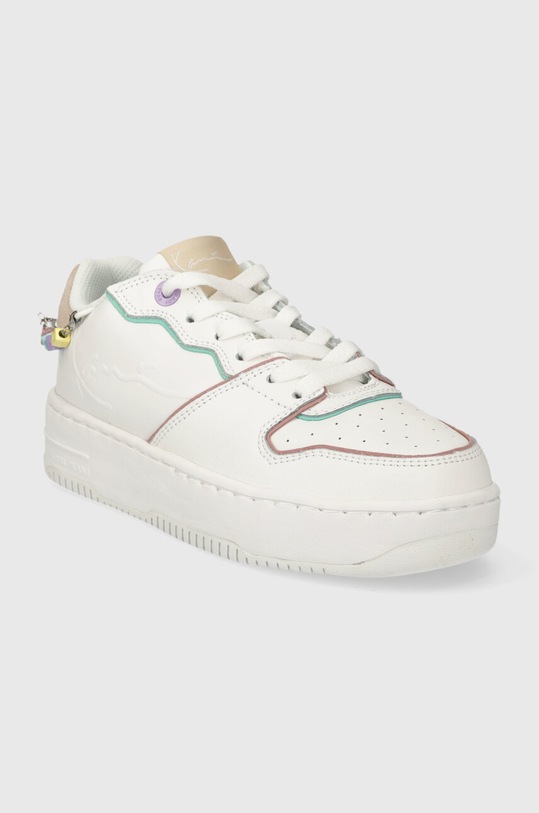 Kožené sneakers boty Karl Kani 89 UP LOGO PRM 1180631 bílá SS24