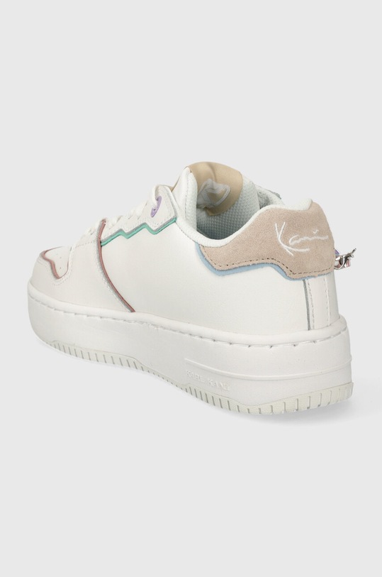 Boty Kožené sneakers boty Karl Kani 89 UP LOGO PRM 1180631 bílá