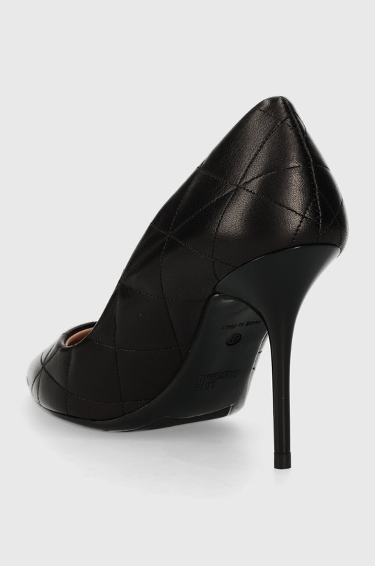 Obuwie Love Moschino szpilki skórzane JA10369G1IIE0000 czarny