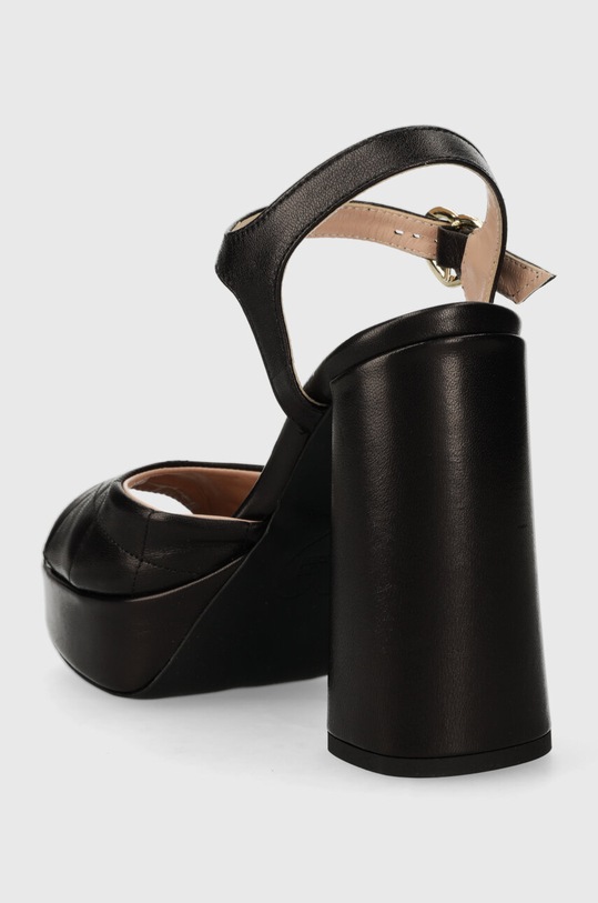 Încălțăminte Love Moschino sandale de piele JA1607CG1IIE0000 negru